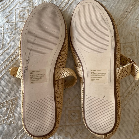 EUC Steve Madden Alara Beige Woven Ballet Flats, Size 9.5 - Picture 13 of 13